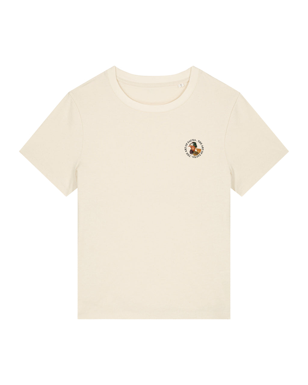 Women's T-Shirt: Mandarin Duck, Natural
