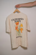 Art of Flora Oversized Shirt: California Poppy