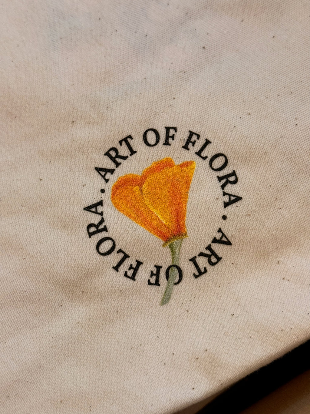 Art of Flora Oversized Shirt: California Poppy